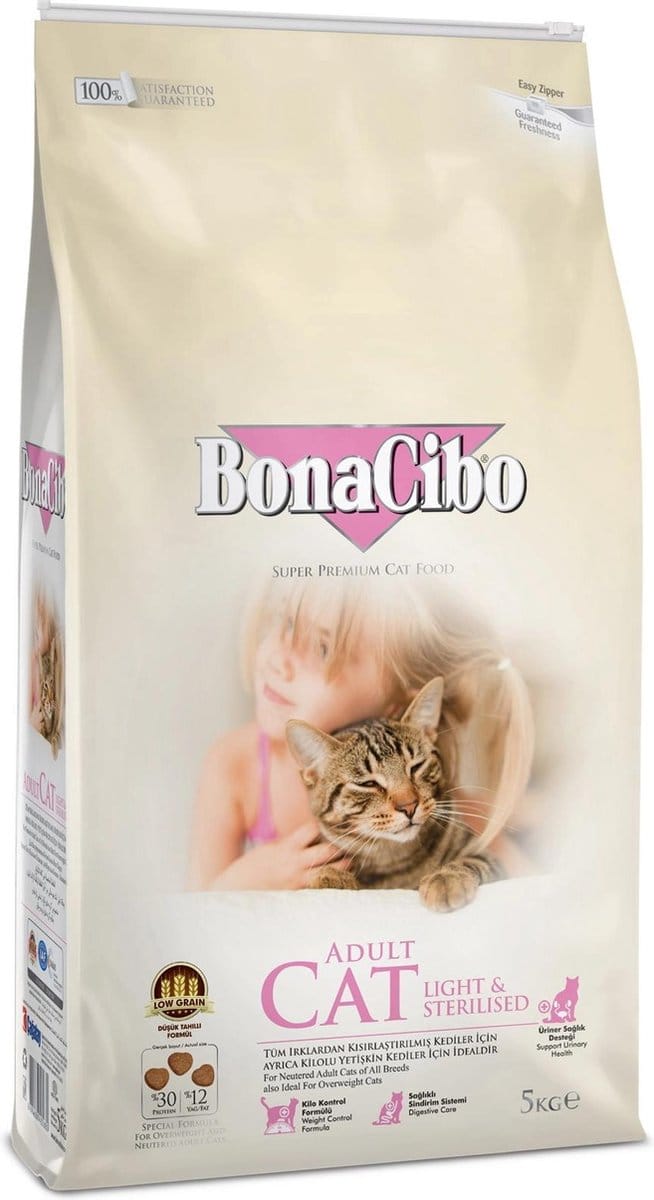 Bonacibo Economic Cat Light & Sterilised - Kattenvoer - 5 kg