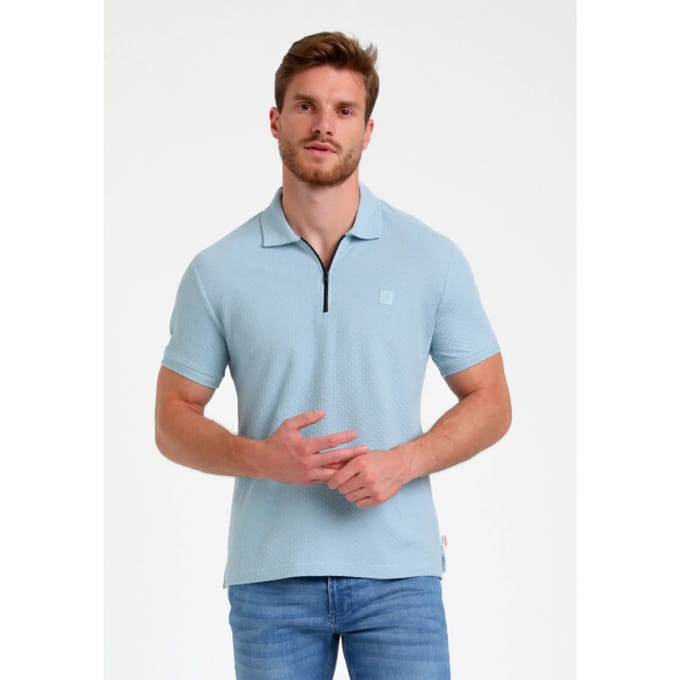 Gabbiano Heren polo 235534 4001 bright blue