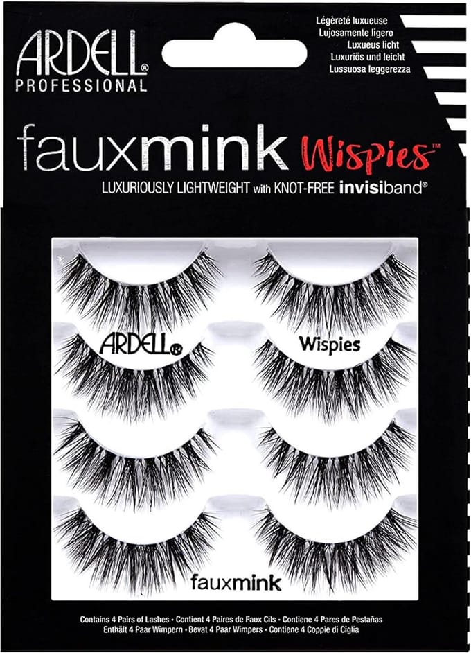 Niet-geteste Wimpers Set van 4, Natuurlijke Look