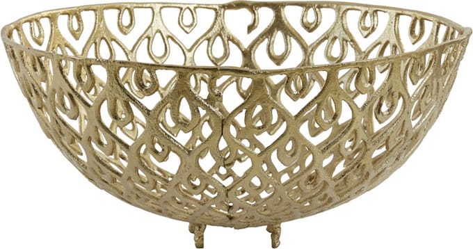Light&living Schaal Ø45x22 cm GALUXA antiek goud