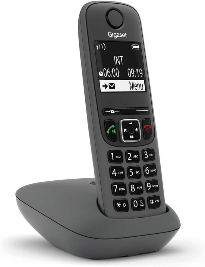 Draadloze DECT Telefoon met Twee Hoornstellen en Handsfree Functie