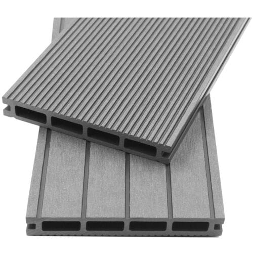 HOME DELUXE Set van 6 vlonderplanken Samana (2m², Lichtgrijs)