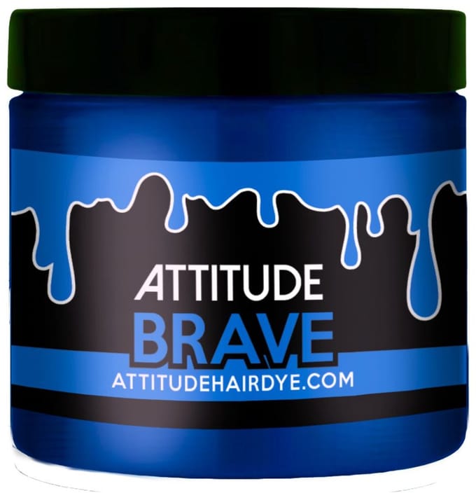 Attitude Hair Dye - Brave 250ml Semi permanente haarverf - Blauw