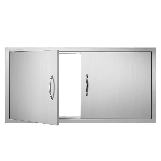 1067x534 mm BBQ Eiland Toegangsdeur Buitenkeuken Deur Roestvrij Staal