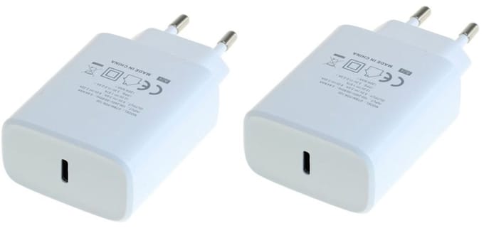 2 stuks OneOne 20W snellader. Witte USB C opladers. PD lader adapter past op Apple iPhone 13 Mini, iPhone 13 Pro, iPhone 13 Pro Max, iPhone 14, iPhone 14 Plus, iPhone 14 Pro, iPhone 14 Pro Max
