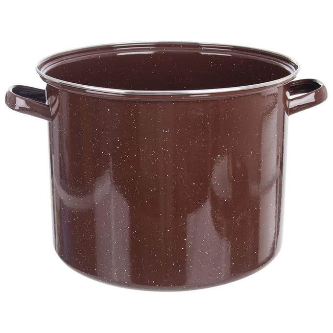 Orion Brown - Geëmailleerde Kookpan - 32 cm - 20 L - Geschikt voor Inductie