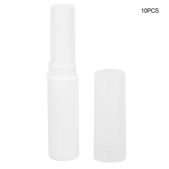 10 stuks Lege Lippenbalsem Tube Lipgloss Container DIY Lippenstift Maakaccessoire Groen white