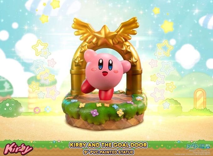 First 4 Figures - Kirby - Kirby and the Goal Door polyvinylchloride Statue (Standard Edition) - Figuur