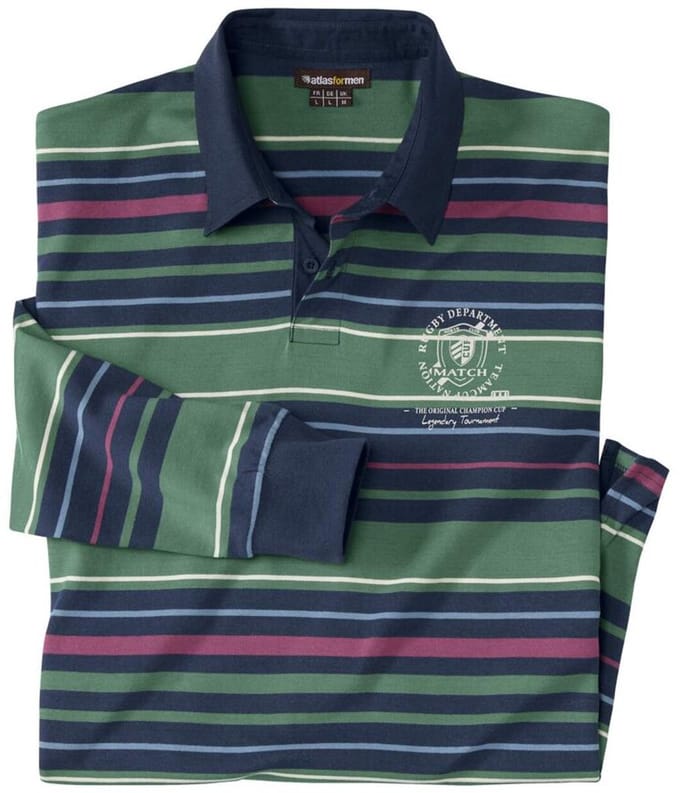 ATLAS FOR MEN - Rugby polo - Heren - Verkrijgbaar in grote maten - M