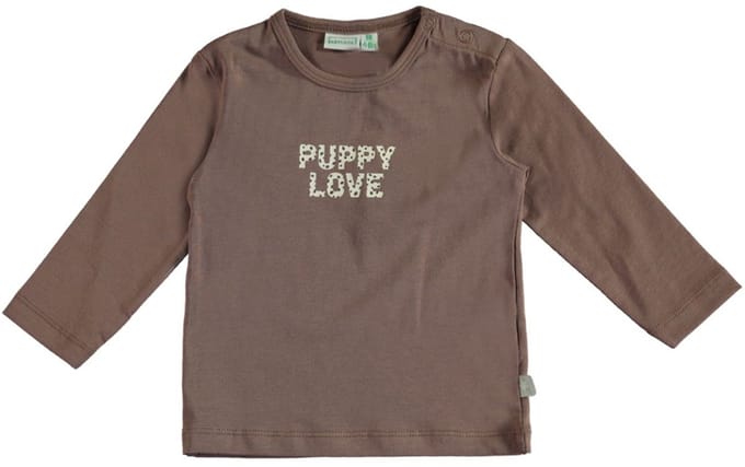 Babylook Puppy Love T-Shirt - Mt. 68 - Deep Taupe