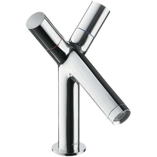 AXOR Starck two-handle basin mixer 80 with pop-up waste 10030000