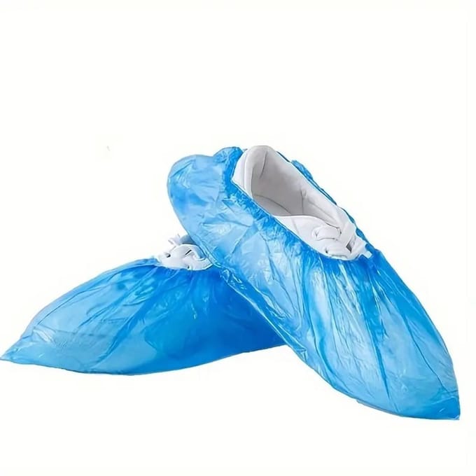 K&R Ventures Wegwerp schoenhoezen - 100 stuks - Blauw