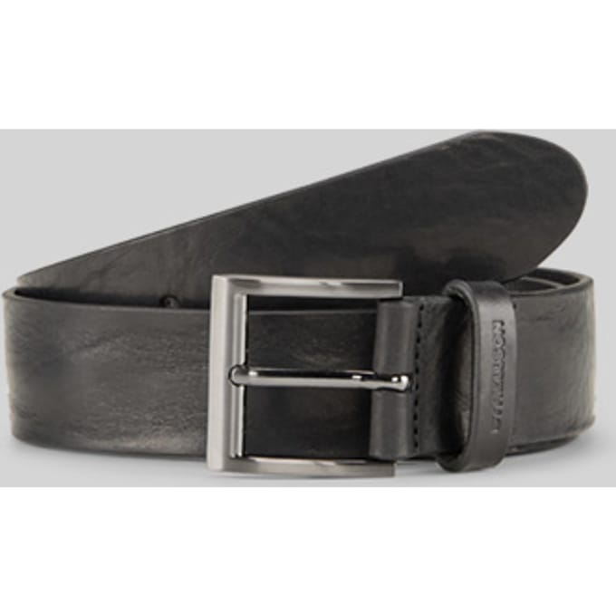 strellson riem Leather Belt 4,0 W100 Black zwart