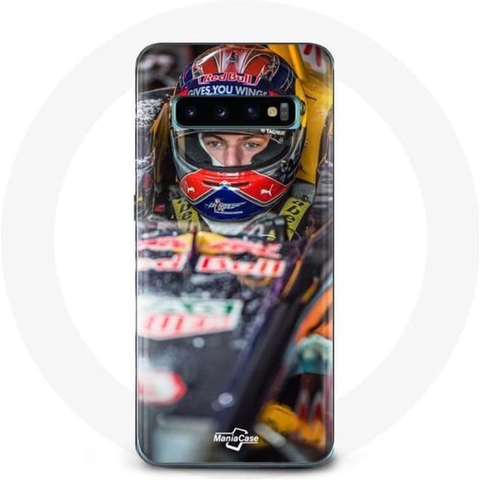 Case voor Samsung Galaxy S10 plus Formule 1 Max Verstappen F1 coureur
