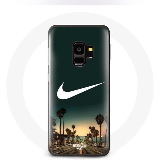 Coque Samsung Galaxy S9 Nike palmier miami