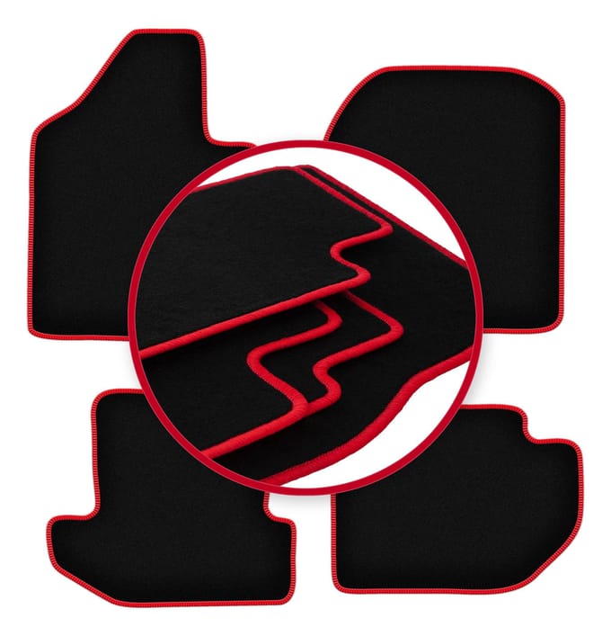 CARLUX-RED automatten voor: Suzuki Samurai off-road (1981-1998)