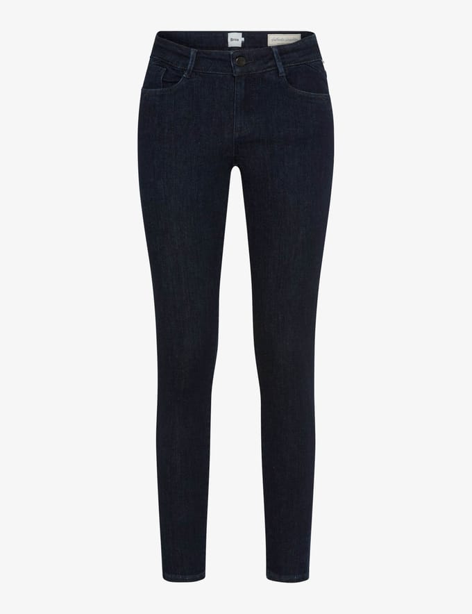 Brax Dames Jeans  Style ANA CLEAN DARK BLUE, denim donkerblauw, maat 44