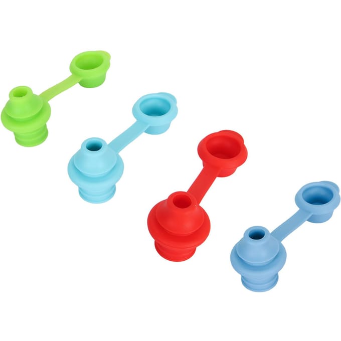 4 Stuks Tuitdop Flesdop Tuit Siliconen Flesdop Sippy Tuit voor Kinderen red