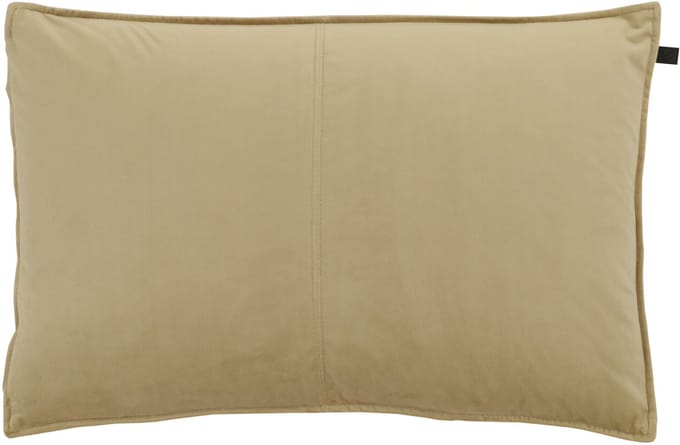 Overseas Middlestitch Kussen – 40 x 60 cm - Velours – Beige