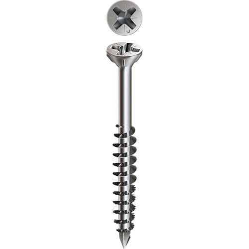 Spax glaslatschroeven deeldraad 3,5x40mm PZ2 RVS (200 Stuks)