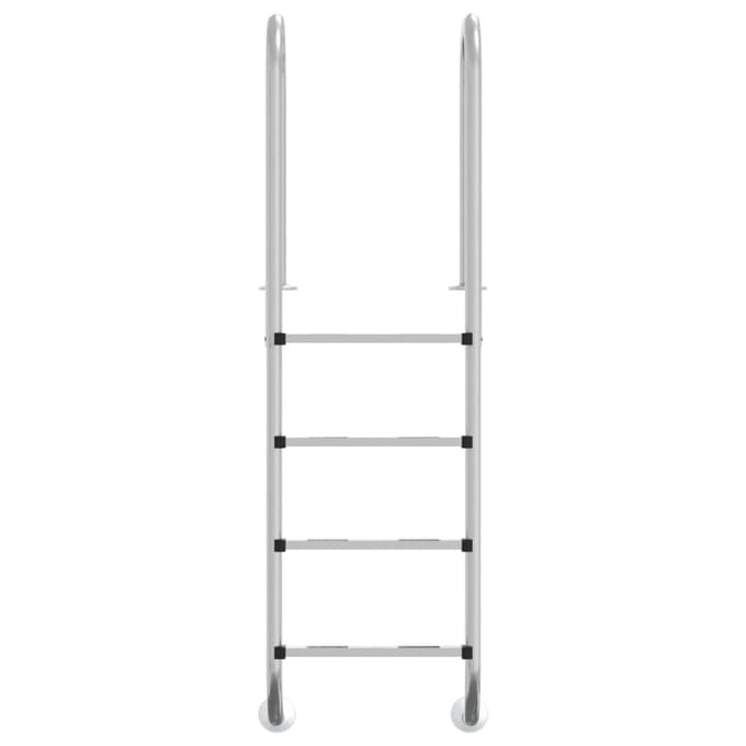 Vidaxl Échelle de Piscine, 54X38X184,5 Cm, Acier Inoxydable 304
