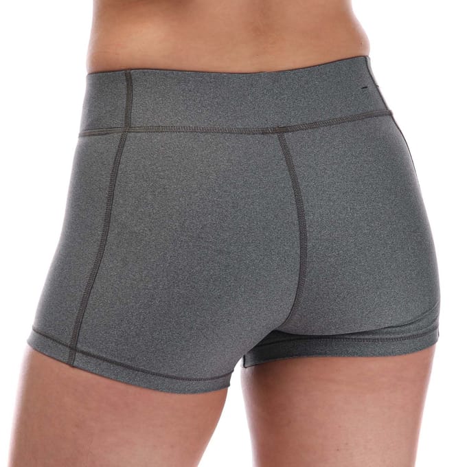 Under Armour HeatGear middelhoge short voor dames, grijs