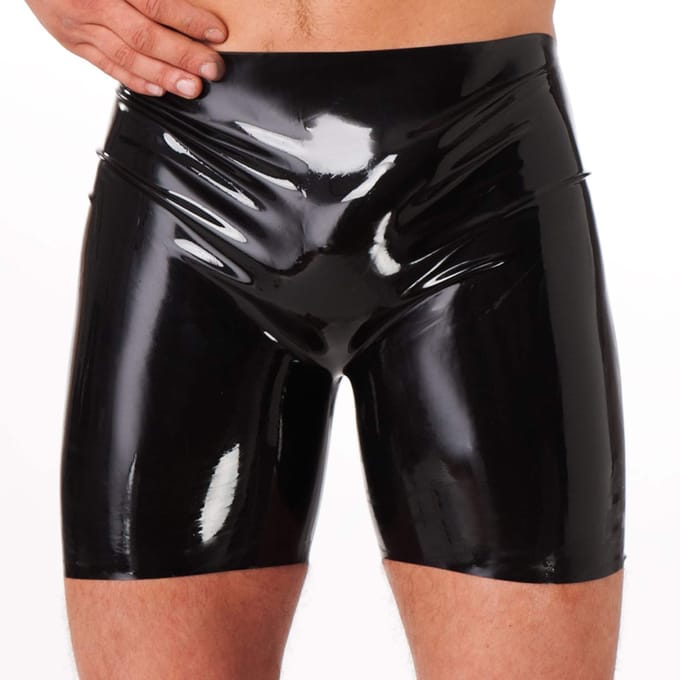 Rimba - Latex Korte Broek - Zwart S