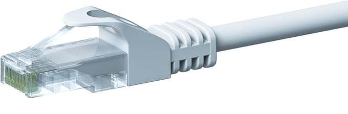 Danicom CAT5e UTP patchkabel - 5 meter wit - CCA - netwerkkabel - internetkabel - UTP kabel - RJ45 - 1000 mbit/s