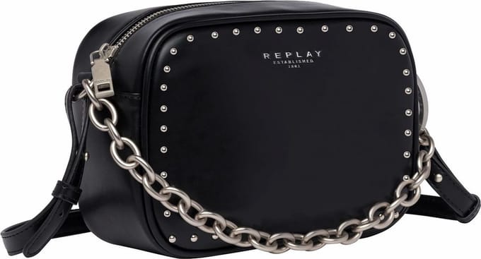 REPLAY Schoudertas Crossbody Bag Black Zwart