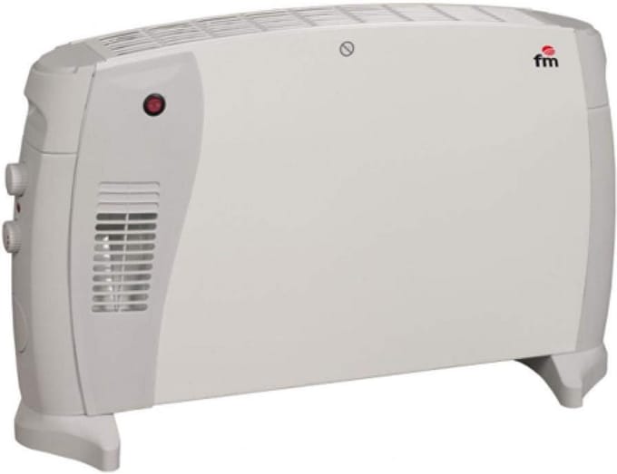 Termoconvector - Verwarming - Ruimte Verwarmen - 3 Warmtestanden - 70 cm - Wit