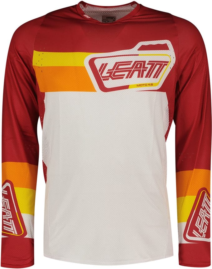 Leatt 4.5 Lite Trui Met Lange Mouwen Rood L Man