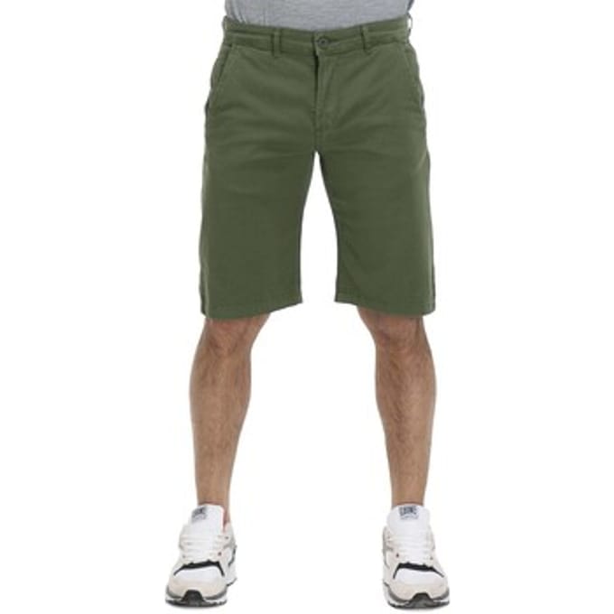 Korte Broek Leone 1947 Man Bermuda Chinos Earth Tones