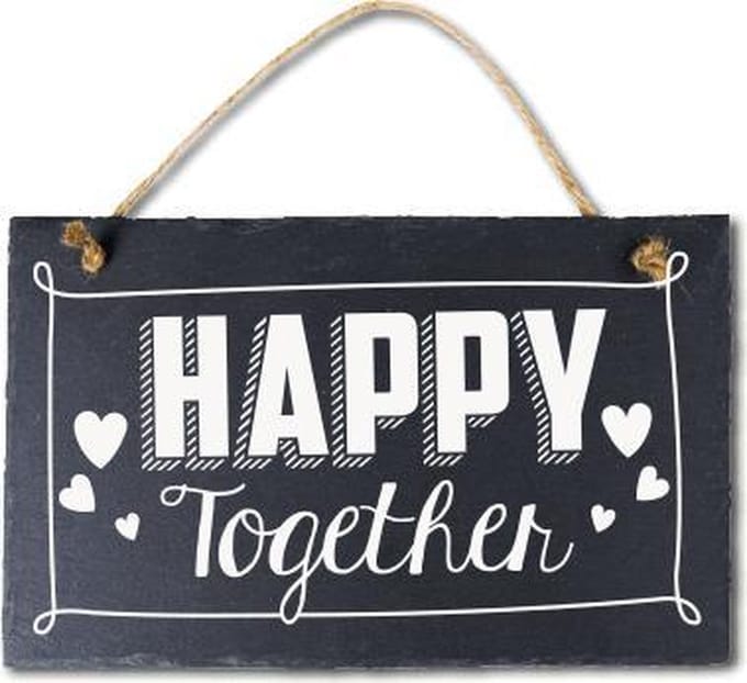 Spreuktegel Happy Together