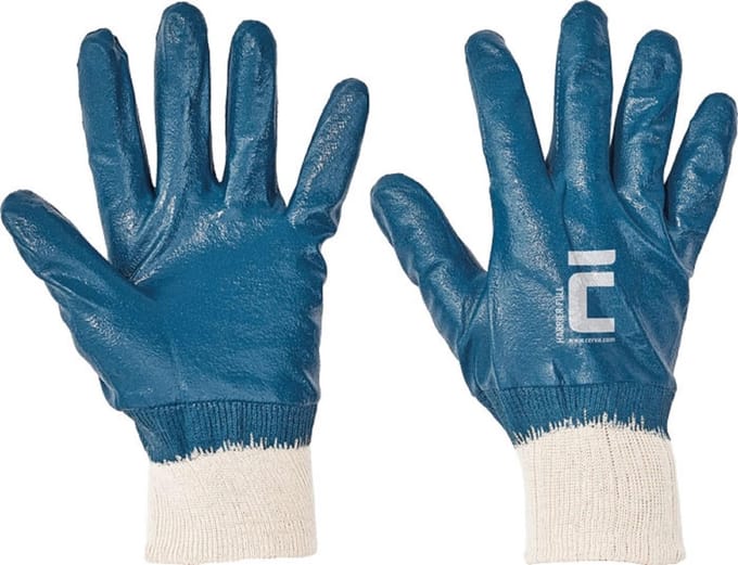 Vloeistofdichte handschoen Cerva Harrier Full maat 10 - 6 paar
