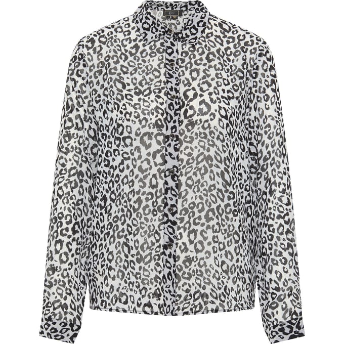 Faina Blouse Dames wit zwart