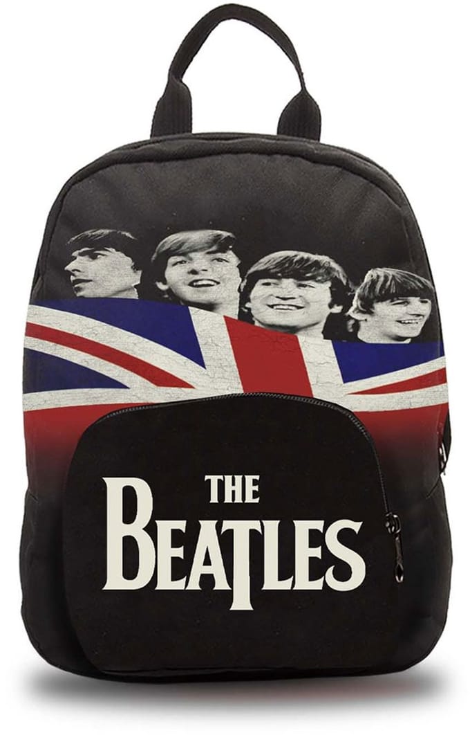 Rocksax The Beatles - Let It Be Flag Minirugzak - Zwart