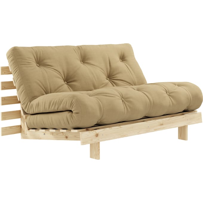 Karup Slaapbank Roots 140 - 758 Wheat Beige - 100 raw