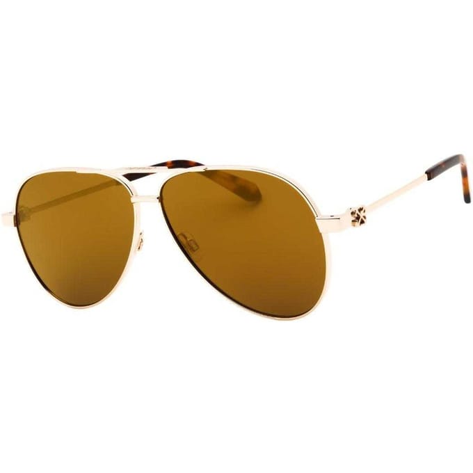 Off White Unisex volwassen zonnebril Ruston L gespiegeld (Goud)