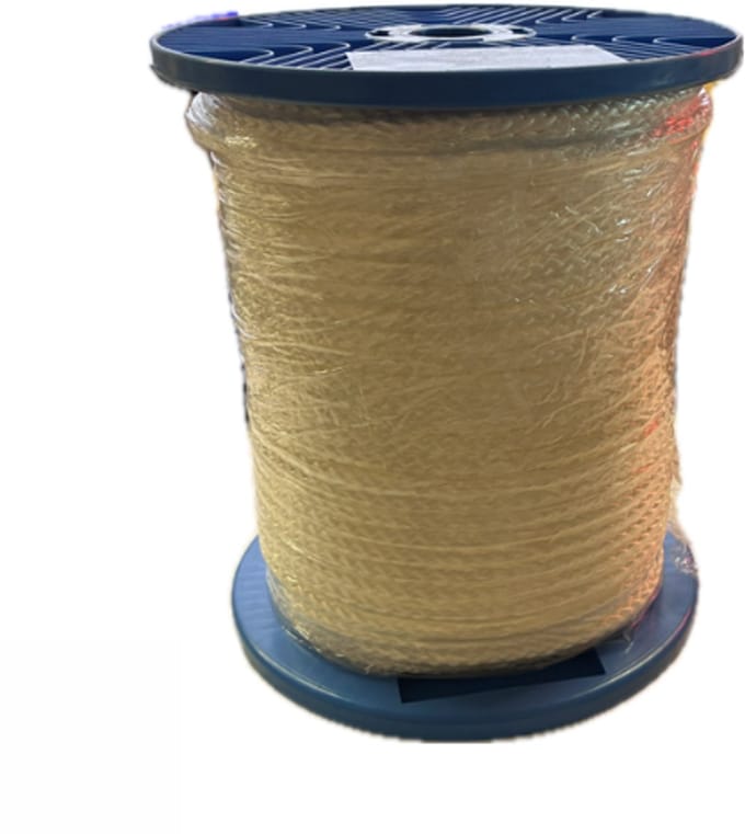 NYLON KOORD 6.0MM WIT ROL 100 METER
