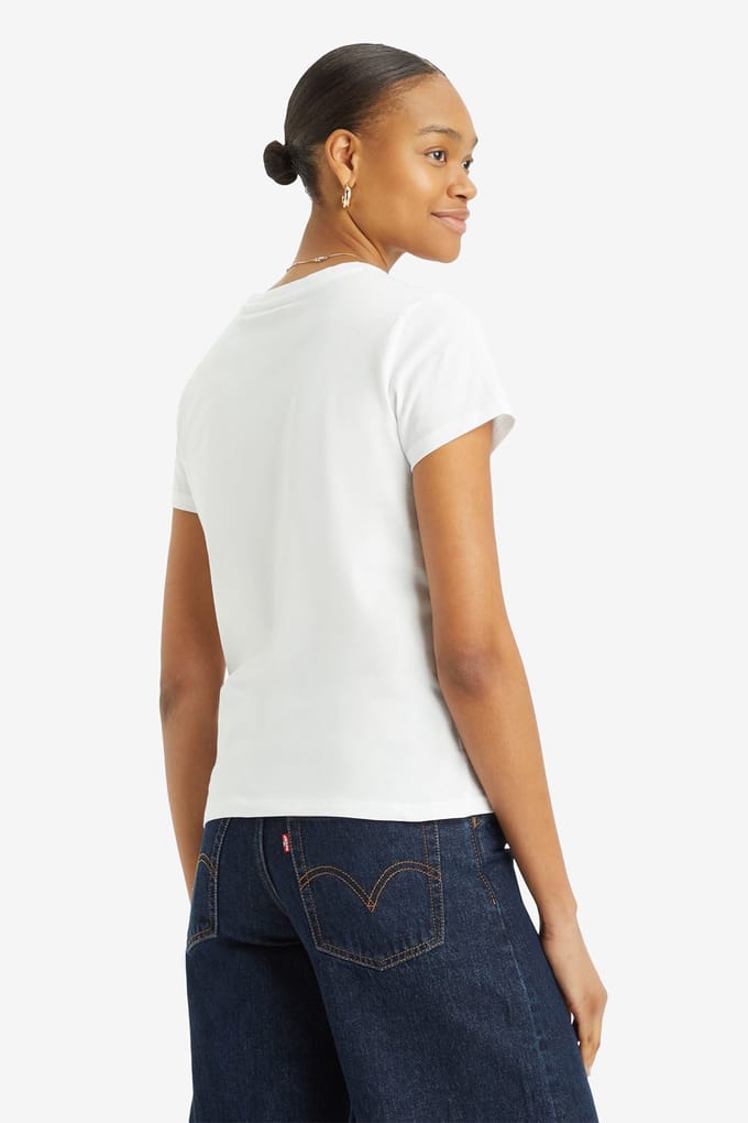 Levi's The Perfect Tee Polka Dot Shine Bw Brigh Größe: S | Hemden Outlet | Damen