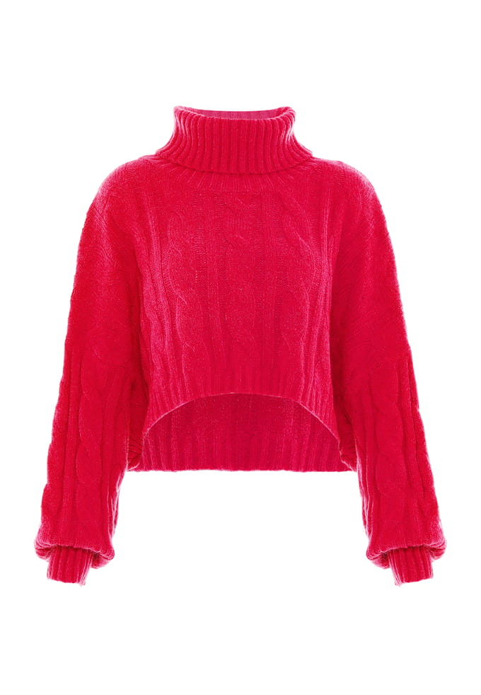 Mymo Trui met coltrui Dames roze