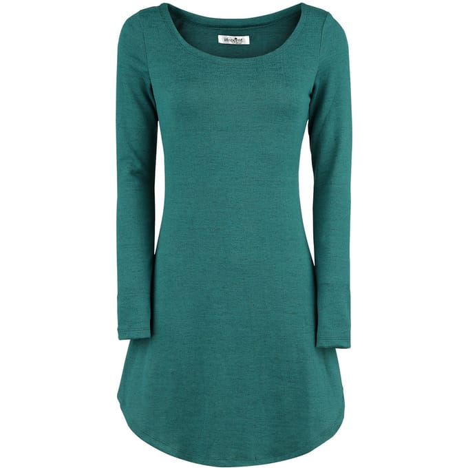 Innocent Mini-jurk - Winter Dress - L - voor Vrouwen - cyaan