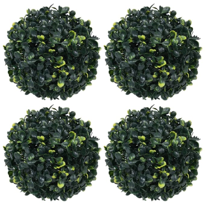 vidaXL - Kunstbuxusbollen - 4 - st - 12 - cm