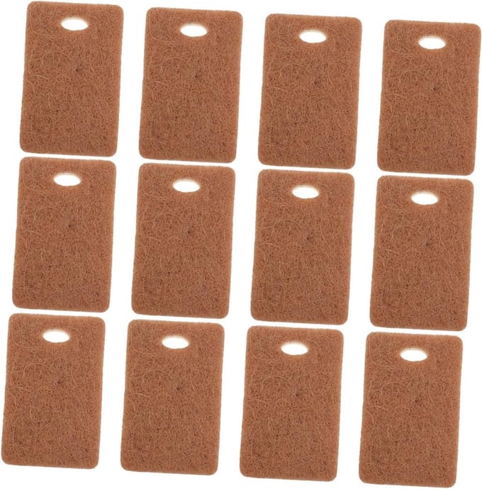 Keuken Spons - Afwaspons - Keuken Reinigen - Dubbelzijdig - 12 Stuks - Bruin