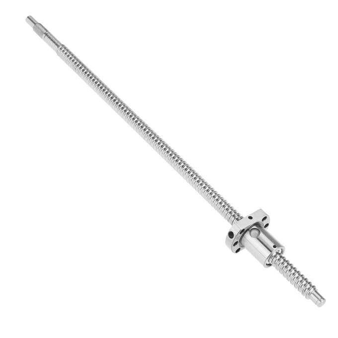 SFU1204 400mm Gerolde Kogelomloopspindel Kogelmoer Anti Speling zonder Zijdelingse Eindlagers