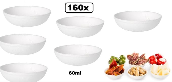 160x BIO Cup Suikerriet 60ml Wit