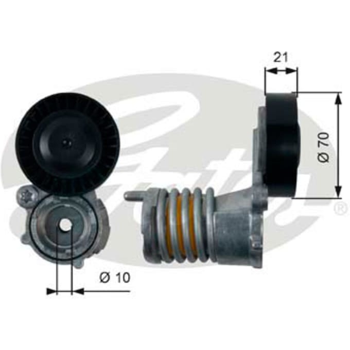 Spanpoelie, V-riem DriveAlign GATES T39157