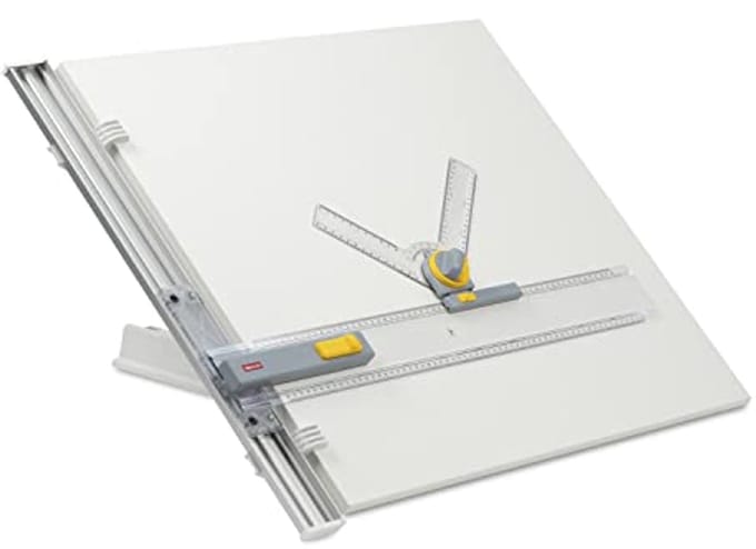 Tekeninstallatie met Verstelbare Hellingshoek en Tekenmachine - A2 Formaat