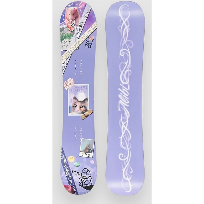 Alibi Snowboards Dreamy Scraps 2026 Snowboard patroon