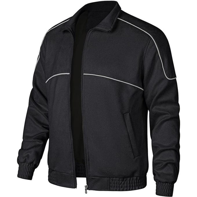 American Vintage Suède Stof Elastisch Casual Mode Jong Mannen Webbing Clip Black-2XL black